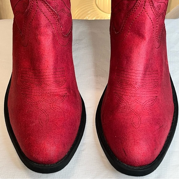 RAMPAGE red western cowgirl boots - 7.5 - Picture 7 of 15